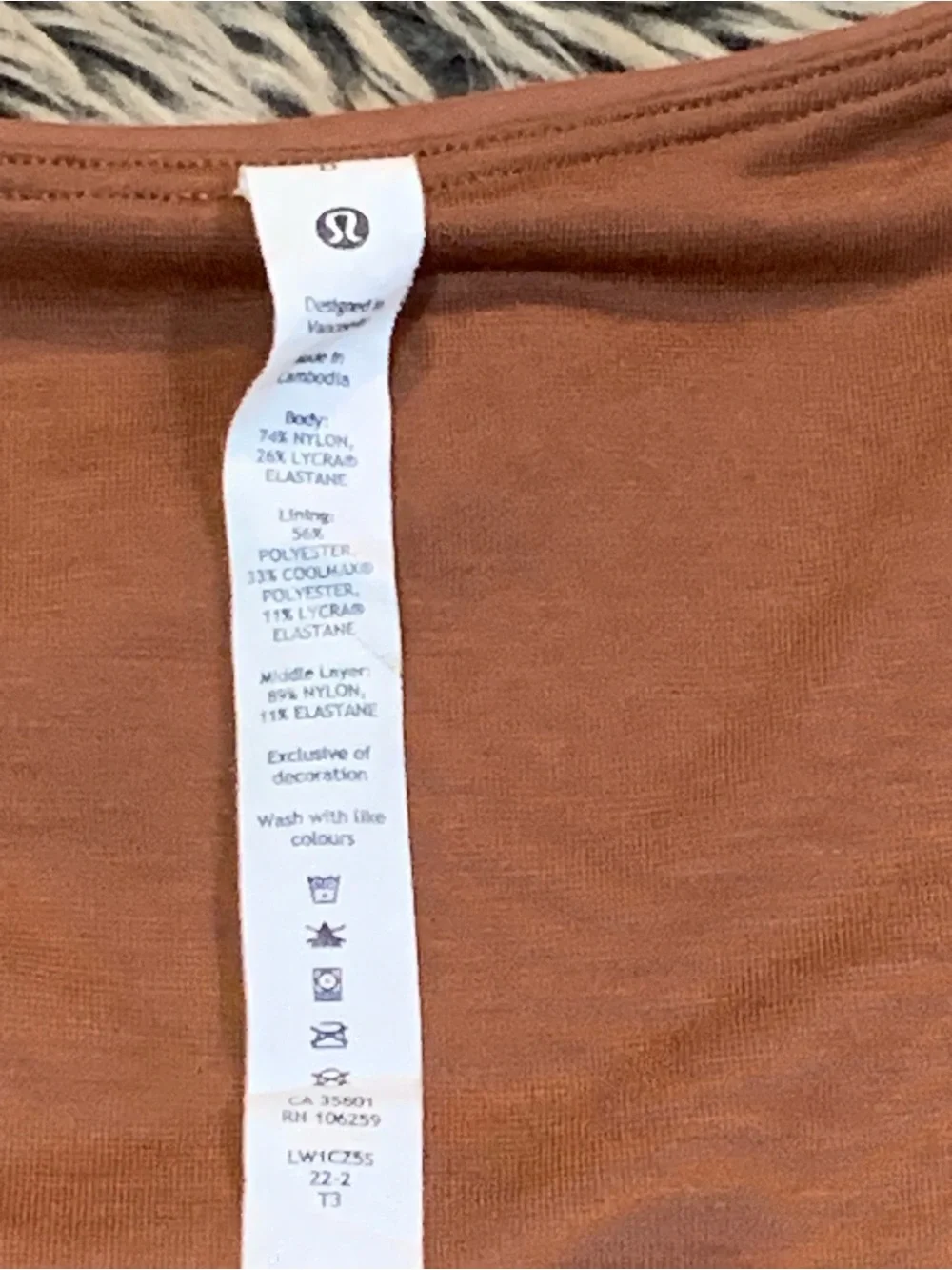 Lululemon InStill Tank Top Ancient Copper Size 8